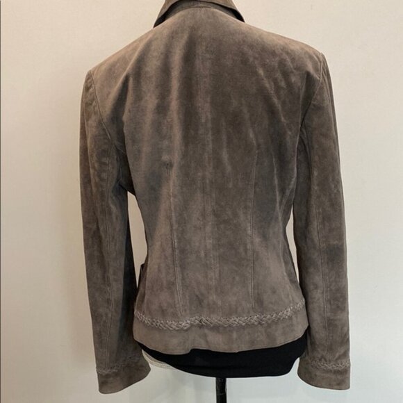 Anne Klein Brown Leather Jacket - Picture 10 of 14